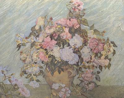 Still life:Vase with Roses (nn040, Vincent Van Gogh